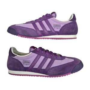 Adidas Originals Dragon Trainers Shoes Mens 7 Womens Size 8.5 Grape Deep Purple